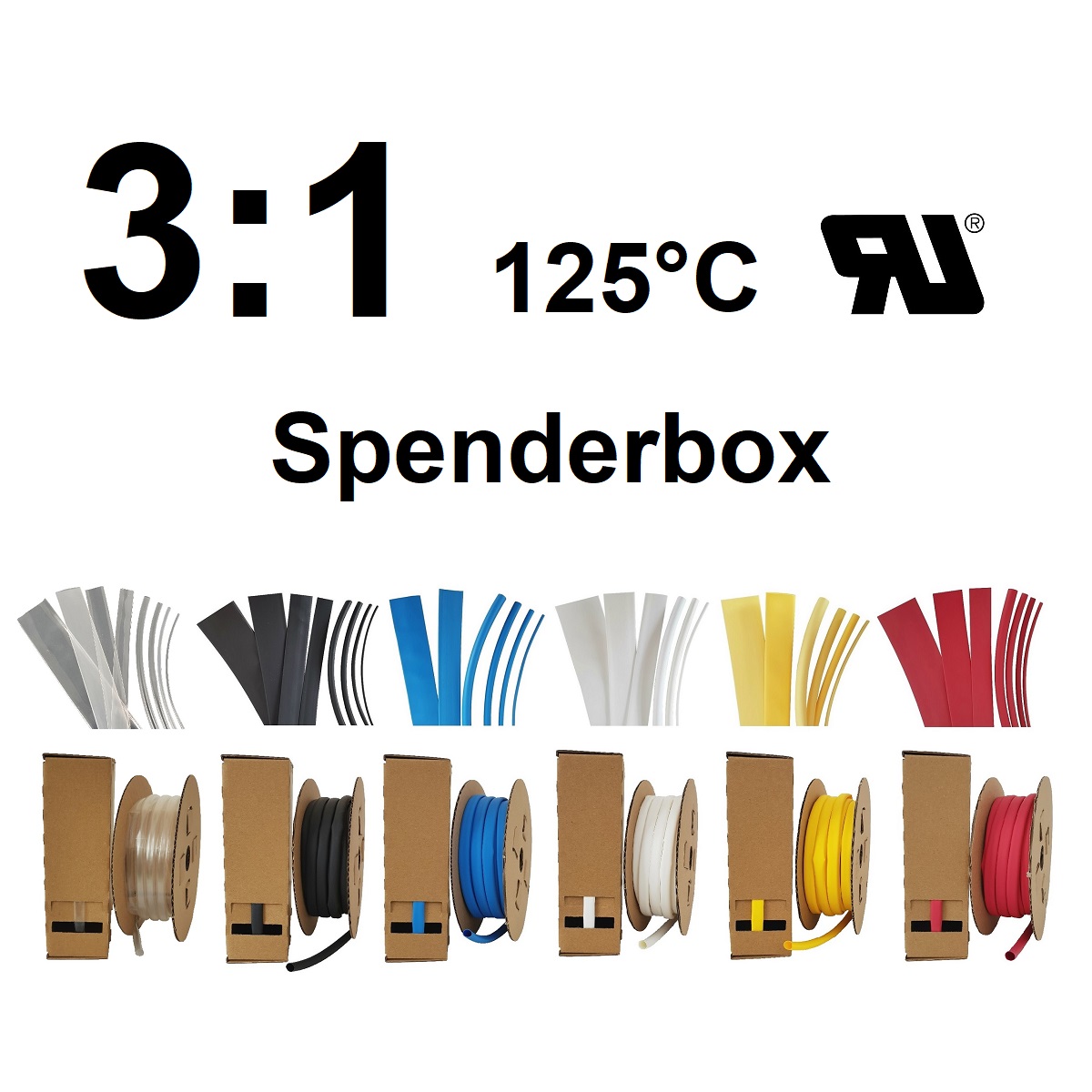 Spenderbox 3:1 / farbig / 135°C